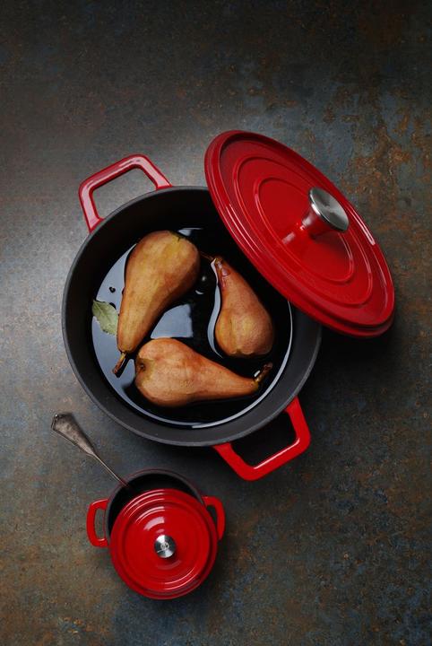 Actual product image Hendi Enamelled cast iron pot (24.50 cm, Casserole + Stewpot, Cast iron, Enamel)