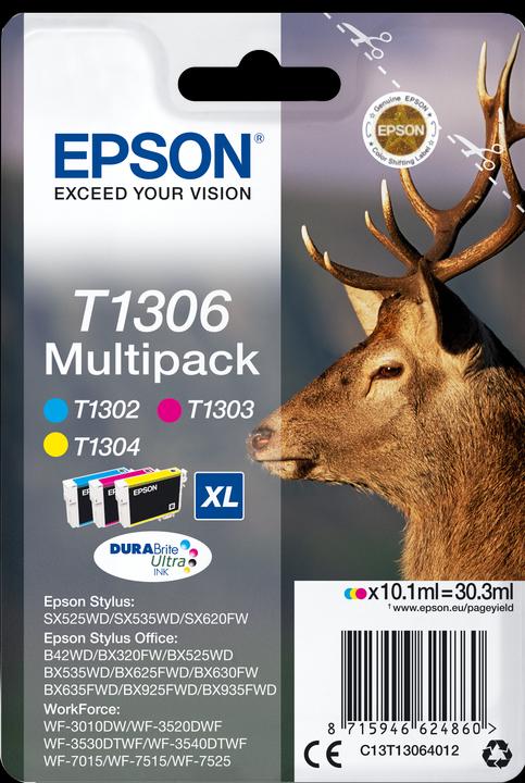 Produktbild Epson T1306 DuraBrite Ultra (M, C, Y)