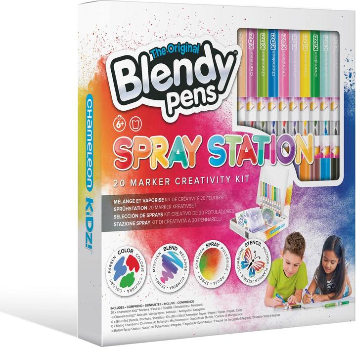 Actual product image Chameleon Airbrush Spray Station (Multicoloured, 20 x)