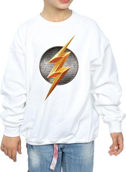 Immagine prodotto Justice League Movie Flash Emblem Felpa Ragazze (140, 146)