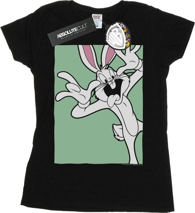 Immagine prodotto Looney Tunes Bugs Bunny Funny Face Maglietta Donna (XXL)