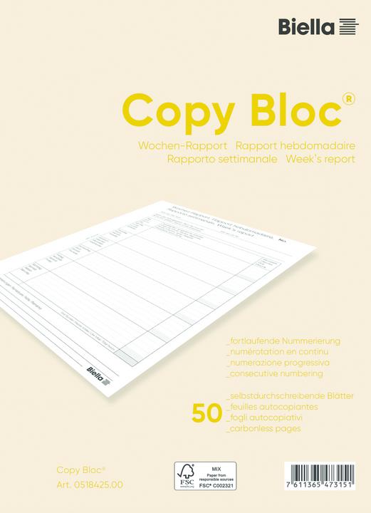 Produktbild Biella Durchschreibebücher (50 x)