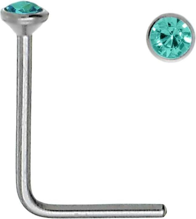 Produktbild Bijouteria Nasenpiercing (Edelstahl, Kristall)