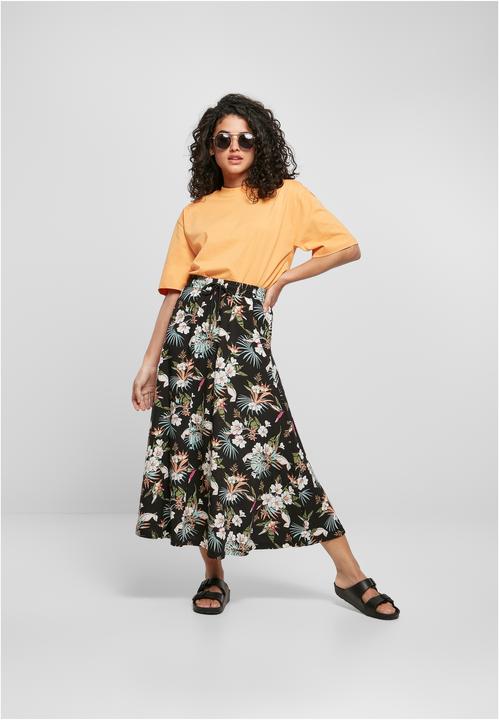 Produktbild Urban Classics Ladies Viscose Midi Skirt (4XL)