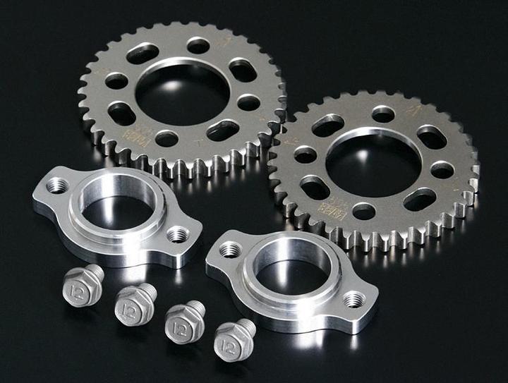 Yoshimura Camshaft sprocket kit (2 sprockets, 2 flanges, 4 screws) adjustable