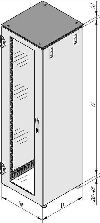 Produktbild Schroff Varistar (1800 HE, 19 Zoll Rack)