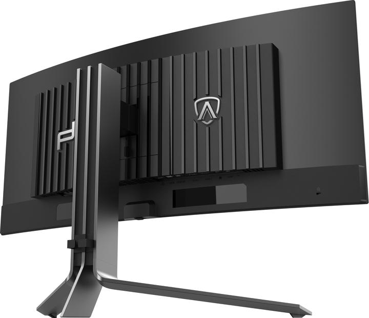 Actual product image AOC PD3434" Curved OLED Monitor,,, Speakers, height-adjustable, 2x HDMI, DisplayPort, USB Hub, RJ45 (3440 x 1440 pixels, 34")