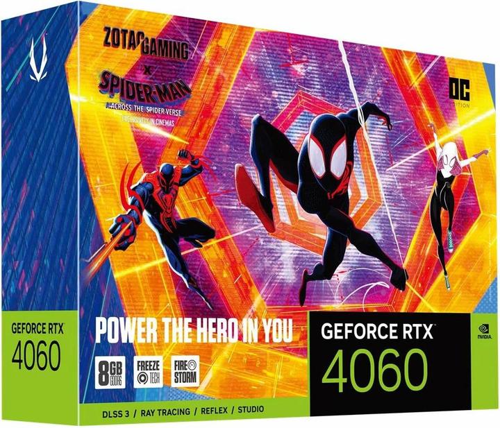 Immagine prodotto Zotac GeForce RTX 4060 Twin Edge OC SPIDER-MAN (8 GB)