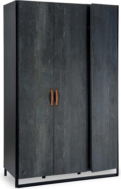 Produktbild Cilek Kleiderschrank Dark Metal 3-Türig (132.40 cm)