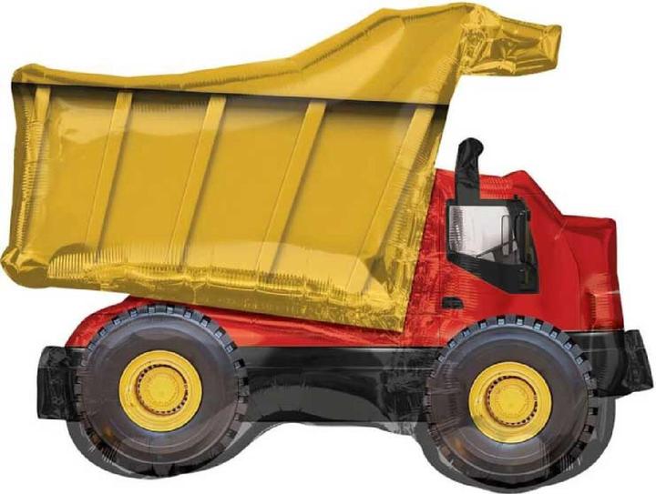 Image du produit Magni Ballon en plastique SuperShape camion à benne basculante 81x63cm (5 x)