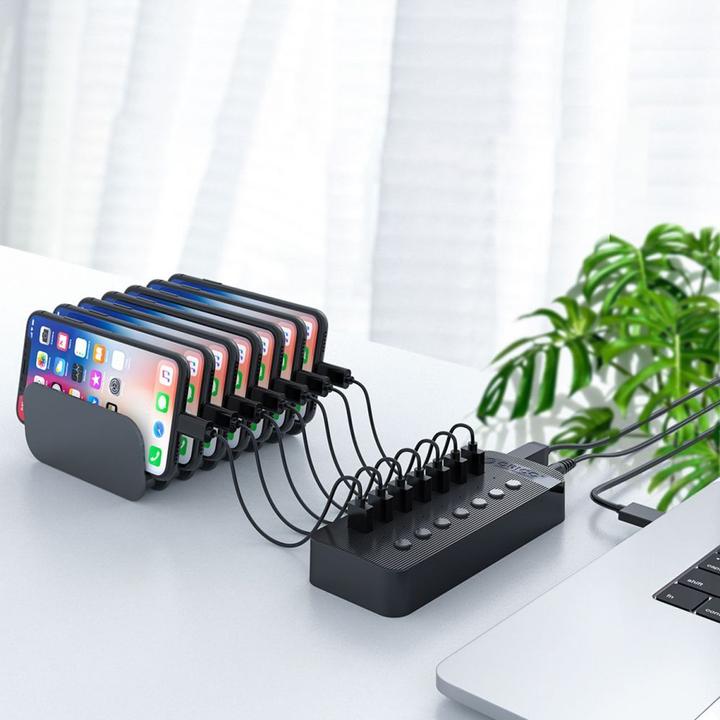 Immagine prodotto Orico Converter CT2U3-16AB 16x USB-A 3.0 Hub with Switches - Black (16 Porti)