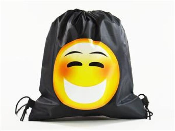 Kögler Emoticon, MOGee Sportbeutel, 39 X 34 cm, Ginsen mit lachenden Augen