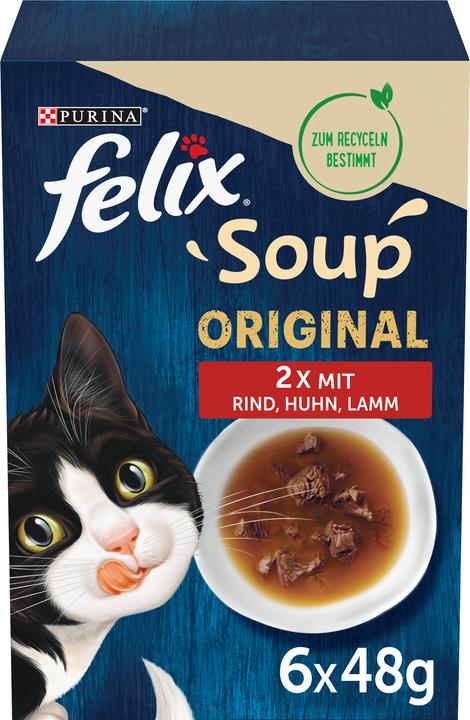 Felix Soup Geschmacksvielfalt vom Land (Adult, 6 Stk., 288 g)
