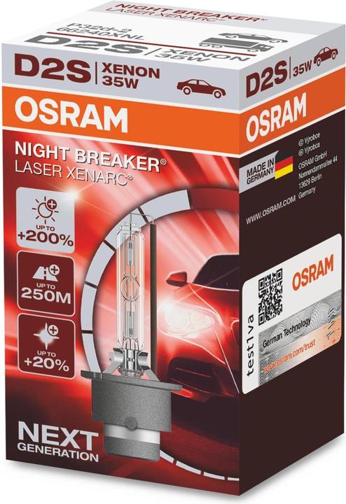 Osram Xenarc Night Breaker Laser (D2S)
