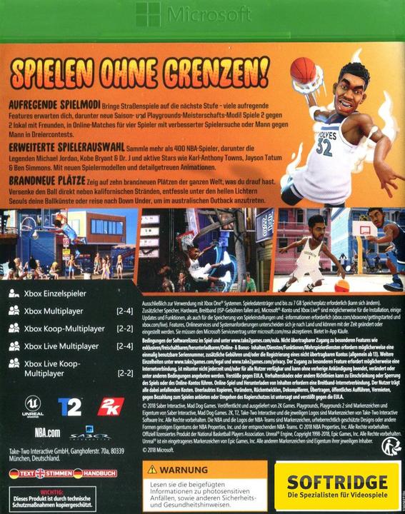 Immagine prodotto 2K Games NBA 2K Playgrounds 2 (Xbox One X, Xbox Series X, Multilingue)