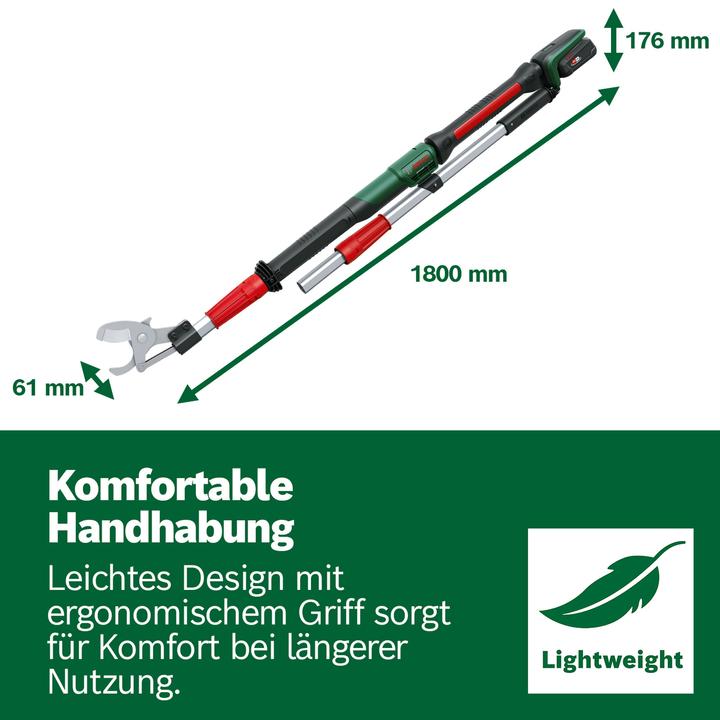Productafbeelding Bosch Home & Garden Geavanceerde Schaar 18 Set (Draadloze heggenschaar)