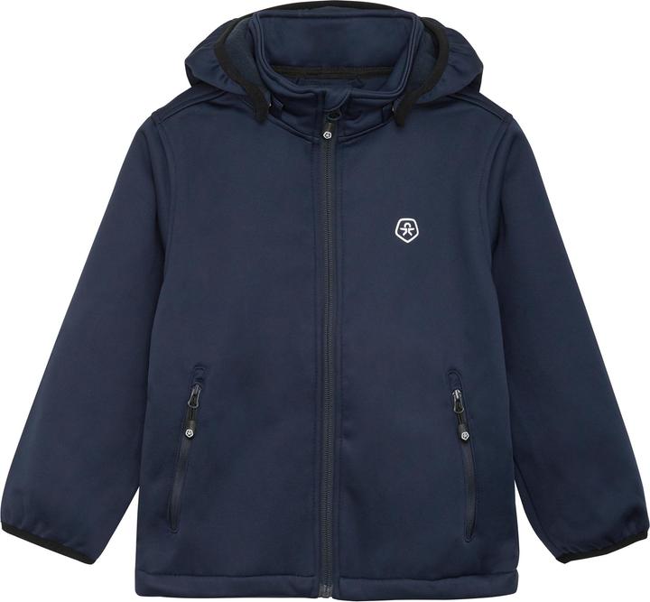 Color Kids Softshell W. Fleece Total Eclipse