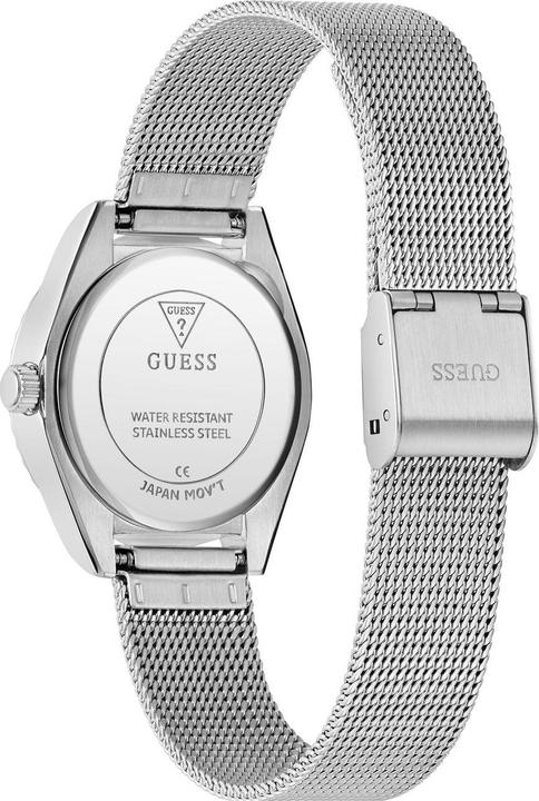 Actual product image Guess - Ladies Silver Tone Analog Watch with diamond GW0842L1
