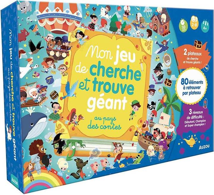 Image du produit Mon jeu de recherche et trouve géant / Au pays des contes! (Français)