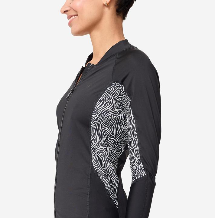 Produktbild Nabaiji Aquafitness-Shirt Phoebe langarm Reissverschluss Aquagym Aqua-Cycling schwarz (42)