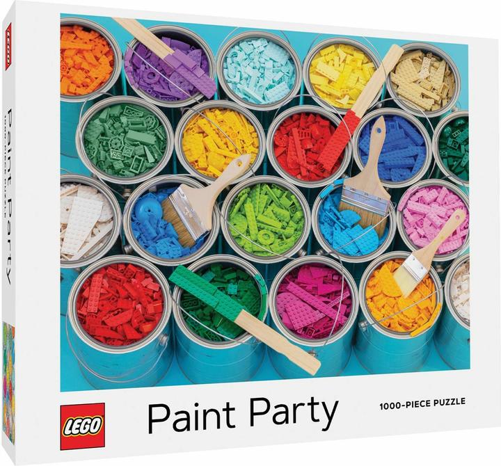 Produktbild Abrams & Chronicle 79704 - LEGO Paint - Party Puzzle, 1000 Teile (1000 Teile)