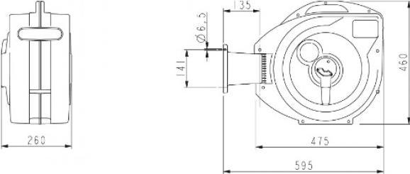Immagine prodotto Elmag Avvolgitore automatico per tubi d'acqua ROLL WATER EVO 20/13 (20 m)