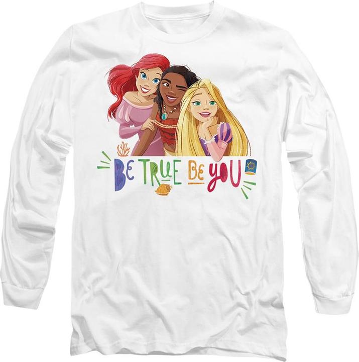 Immagine prodotto Disney Princess Be True, Be You Maglietta Ariel Moana Rapunzel Adulto Unisex (L)