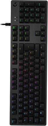 Produktbild Logitech G Mechanische Gaming-Tastatur G512 mit Kabel, USB 2.0, QWERTZ, Carbon, RGB (DE, Kabelgebunden)