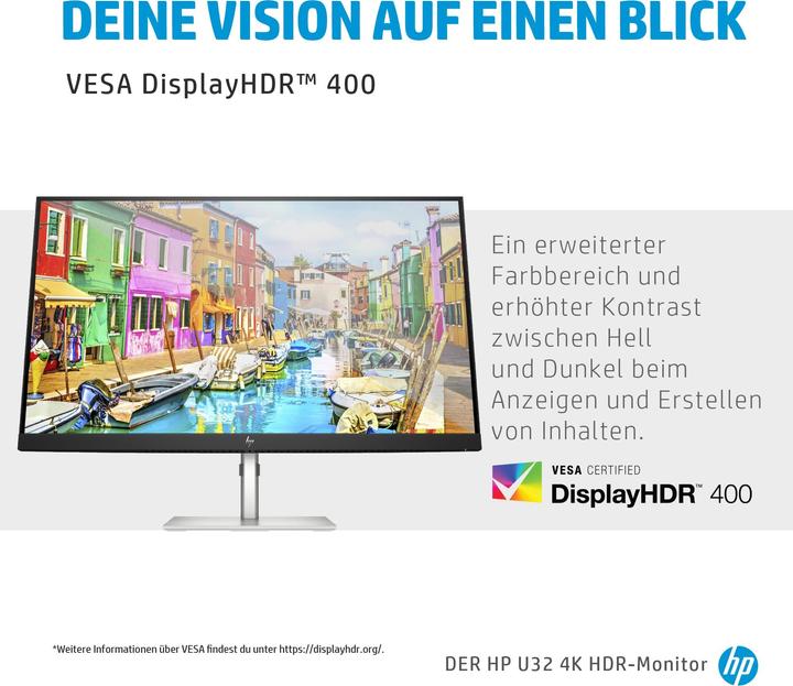 Actual product image HP U32 (3840 x 2160 Pixels, 31.50")