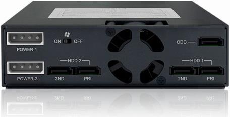 Immagine prodotto Icy Dock MB994IPO-3SB 2-Bay 2.5" Backplane, Slim ODD 5.2
