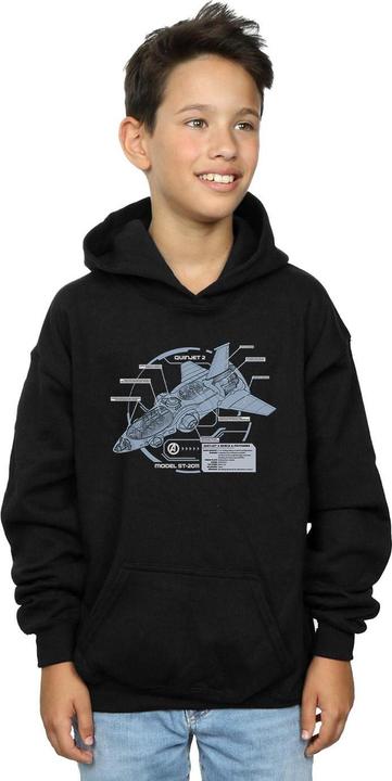 Produktbild The Avengers Quinjet Breakdown Kapuzenpullover Jungen (152, 158)