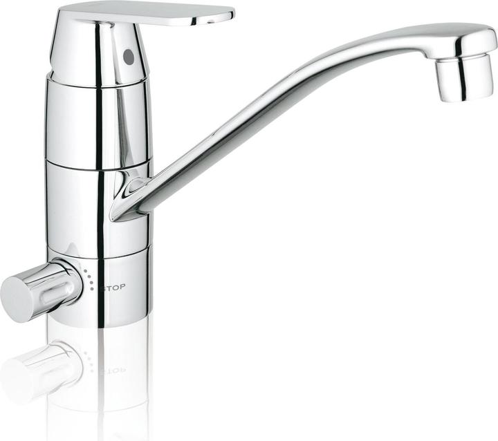 Grohe Keukenmengkraan met baraansluiting GROHE Eurosmart Cosmopolitan chroom glanzend 31161000