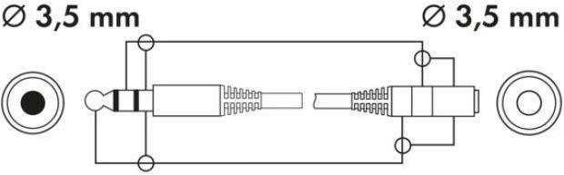 Produktbild Schwaiger Kopfhörerverlängerung (1.50 m, 3.5mm Klinke (AUX))