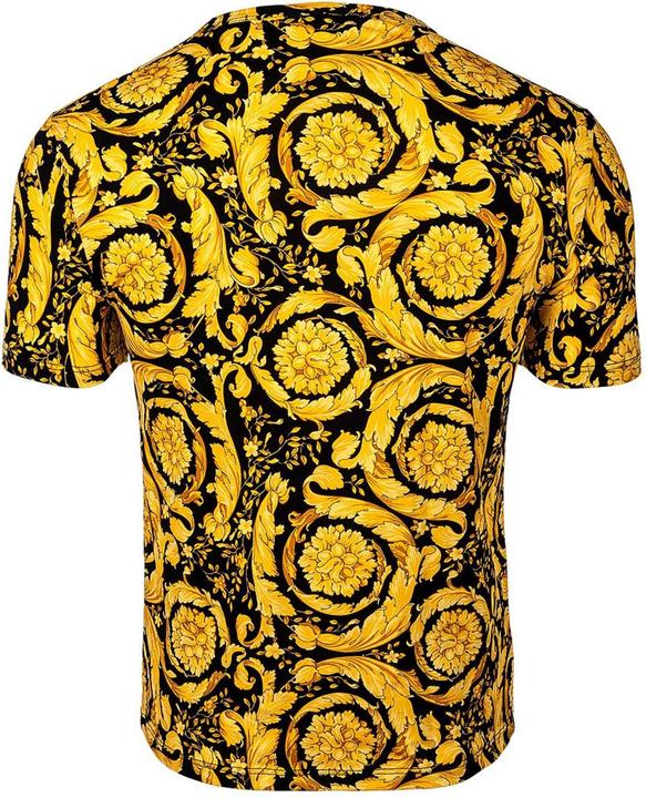 Produktbild Versace Underwear T-Shirt Stretch Organic Jersey Barocco Ss92 All Over - New Logo (XXL)