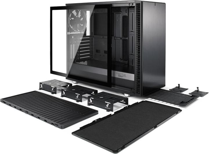 Produktbild Fractal Define S2 - Blackout TG (ATX, mATX, Mini-ITX, E-ATX)