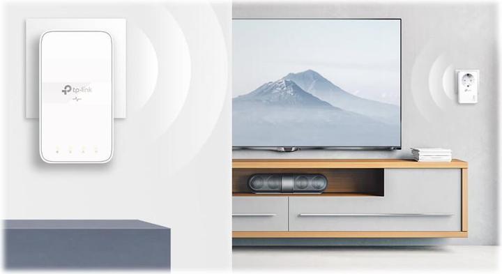 Immagine prodotto TP-Link AV1000 Kit Wi-Fi Powerline ac passante Gigabit TL-WPA7617 KIT con TL-PA7017P 10 (1200 Mbit/s)