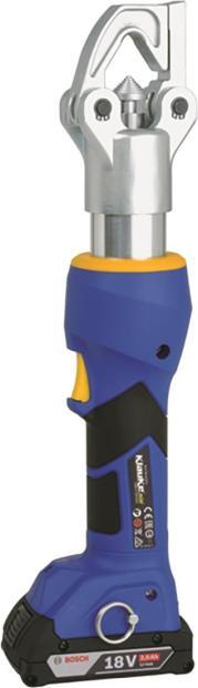 Produktbild Klauke KLA EKM60IDCFB Mini+ Identcrimp Klapp-Kopf Next Gen. 10-240qmm Bosch Akku