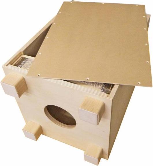 Actual product image Baff Kids Drum Stool Cajon Kit 38 with keepdrum Seat Pad (Drum)