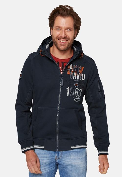 Immagine prodotto Camp David Jacke THE CRAFTSMEN Kapuzensweatjacke (S)