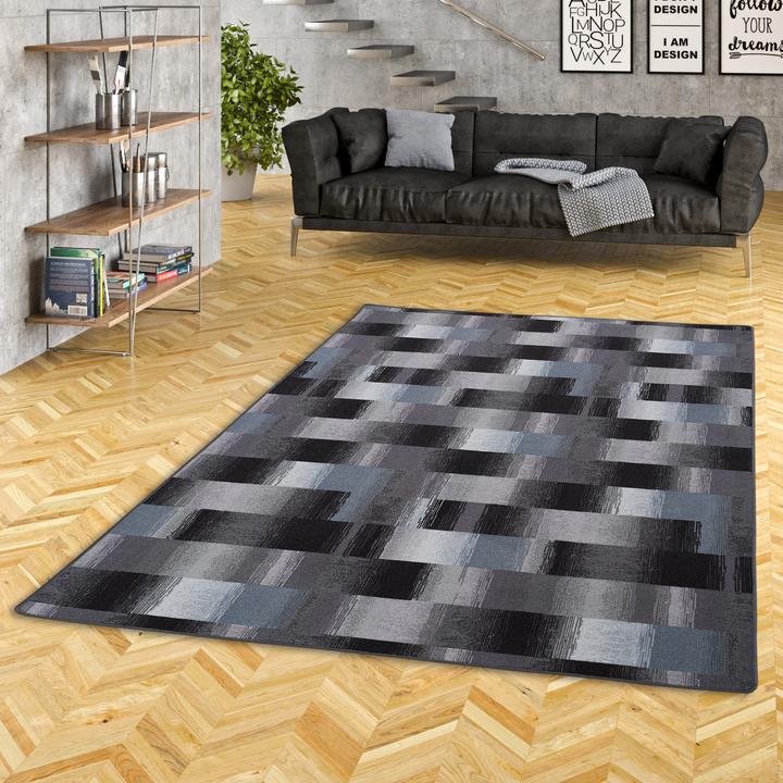 Image du produit Snapstyle Tapis en velours de créateur Mystic Karo (100 x 200 cm)
