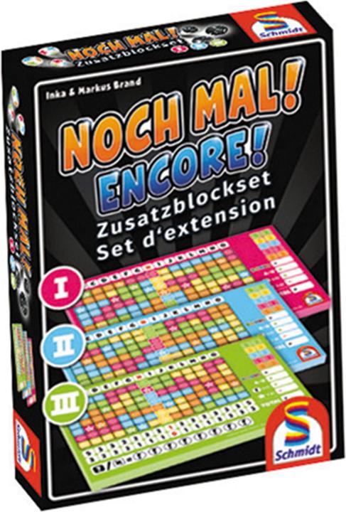Actual product image Schmidt Spiele One more time! Additional block 1 to 3 (English, French, Italian, German)