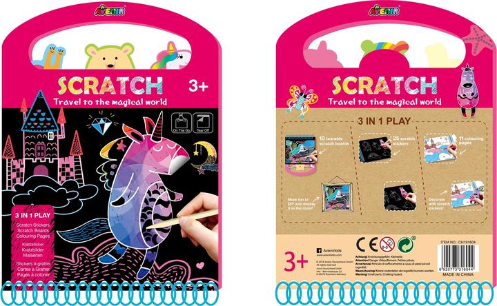 Immagine prodotto Avenir Libro di graffiti Mondo Magico
