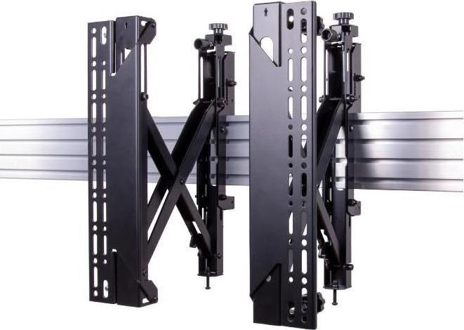 Produktbild b-tech BT8390-VESA400MAP - Schnittstellen-Adapterarm - Schwarz - 50 kg - Schiene - 165 (Wand, 70", 50 kg)
