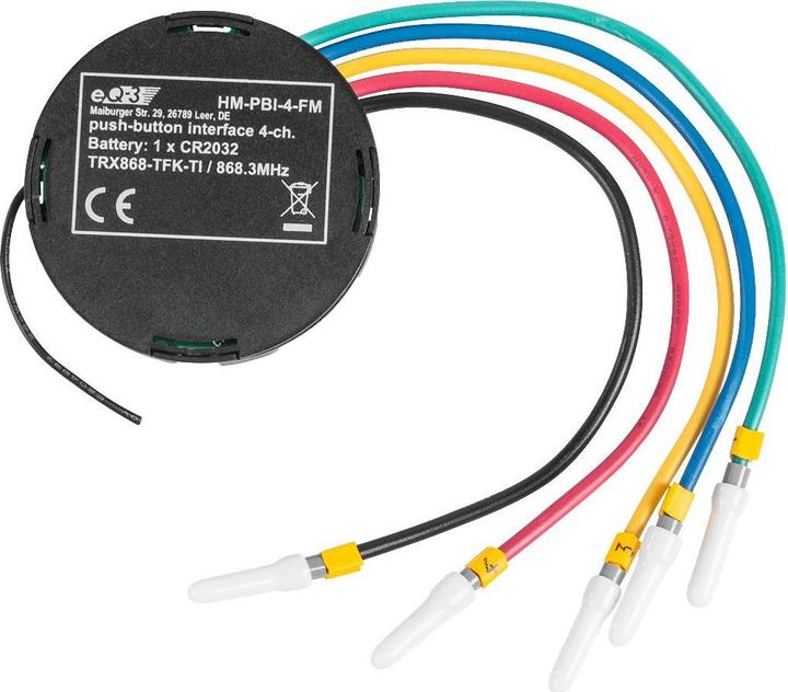 Actual product image HomeMatic Radio push-button interface 4-fold