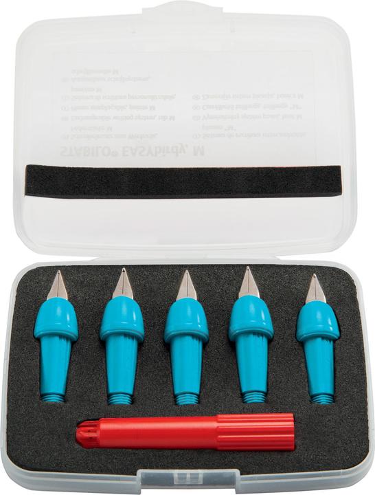 Actual product image STABILO EASYbirdy writing insert, standard hardness M, azure (Azure blue, 1 x)