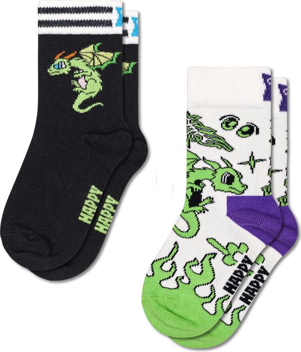 Image du produit Happy Socks Dragons (lot de 2, 24 - 26)