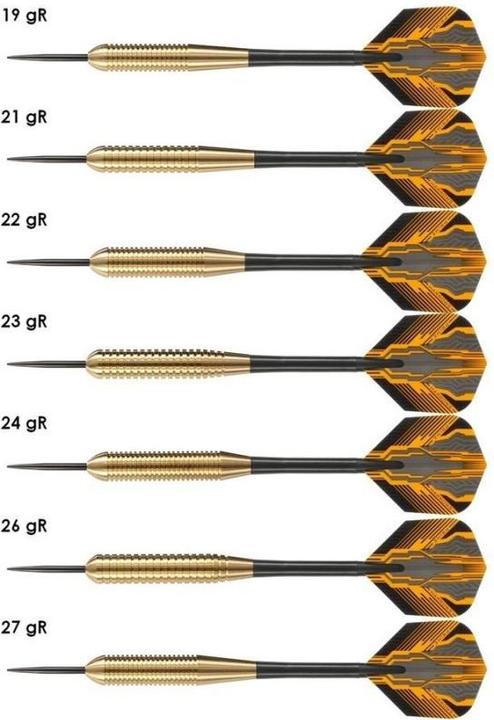 Actual product image Harrows Club Brass Steeltip Darts (21 g)