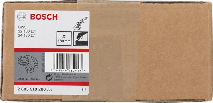 Produktbild Bosch Professional Zubehör Schutzhaube ohne Deckblech zum Schleifen, 180 mm