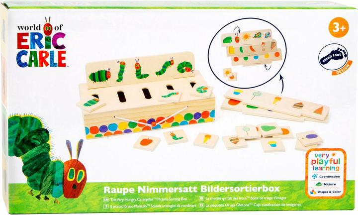 Produktbild small foot Raupe Nimmersatt Bildersortierbox