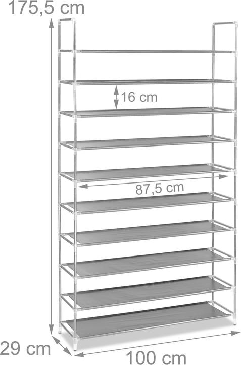 Image du produit Relaxdays Baylee (100 x 29 x 175.5 cm)